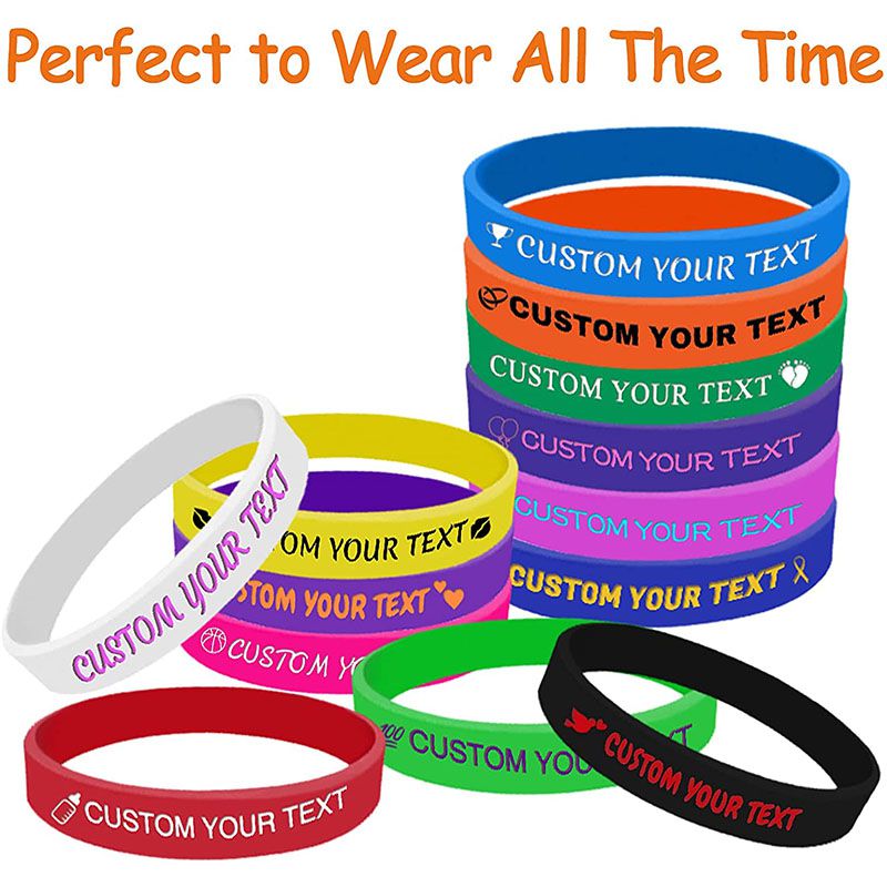 Rubber Wristbands  Custom Silicone Wristbands For Events